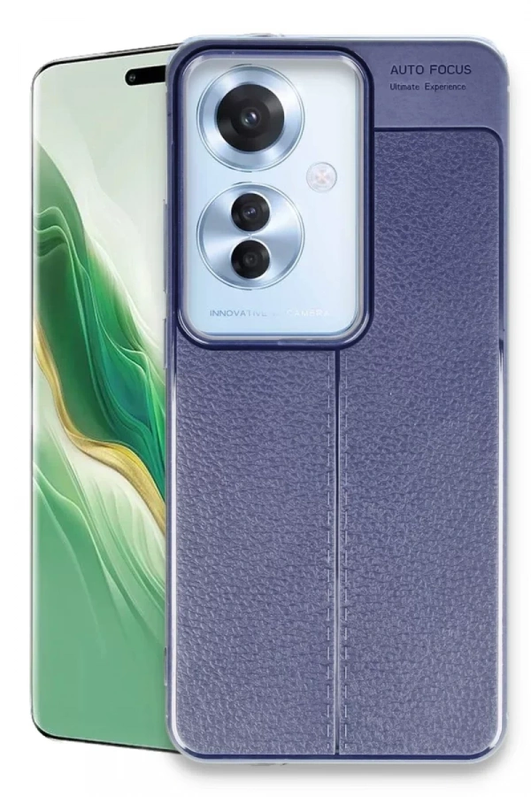 Reno 11F Kılıf Auto Focus Kapak - Lacivert