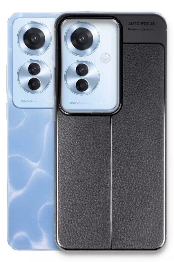 Reno 11F Kılıf Auto Focus Kapak - Siyah