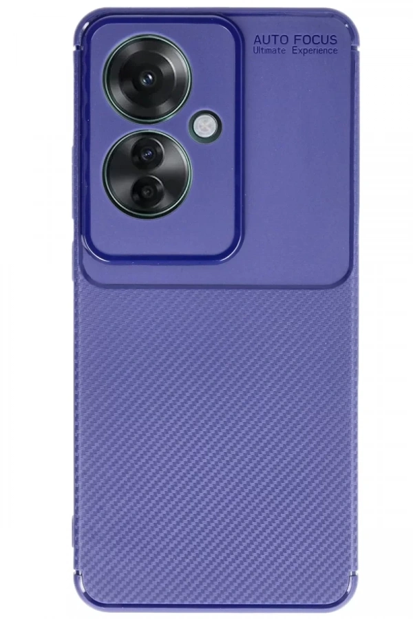Reno 11F Kılıf Auto Focus Karbon Kapak - Lacivert