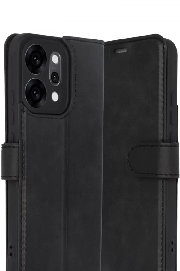 Reno 14 Trend S Plus Kapaklı Kılıf - Siyah