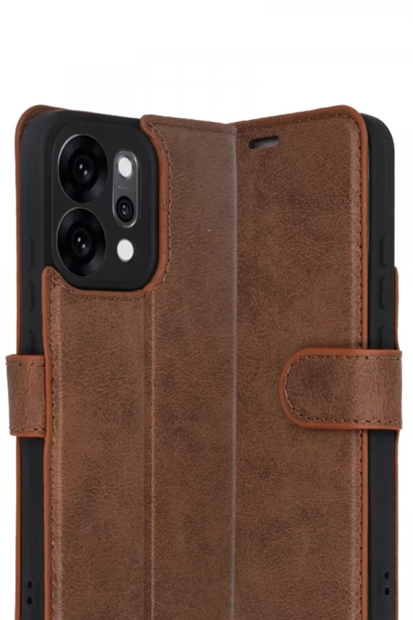 Reno 14 Trend S Plus Kapaklı Kılıf - Taba