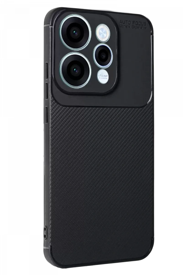 Reno 15 Auto Focus Karbon Kapak - Siyah