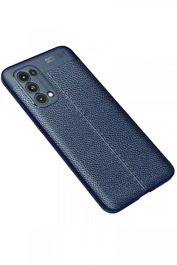 Reno 5 Pro Kılıf Auto Focus Kapak - Lacivert