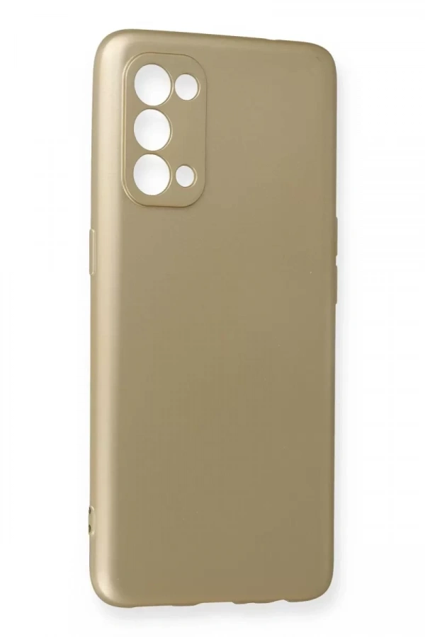 Reno 5 Pro Kılıf First Silikon - Gold