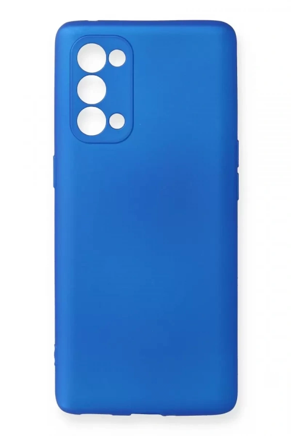 Reno 5 Pro Kılıf First Silikon - Mavi