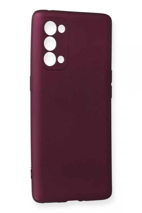 Reno 5 Pro Kılıf First Silikon - Mürdüm