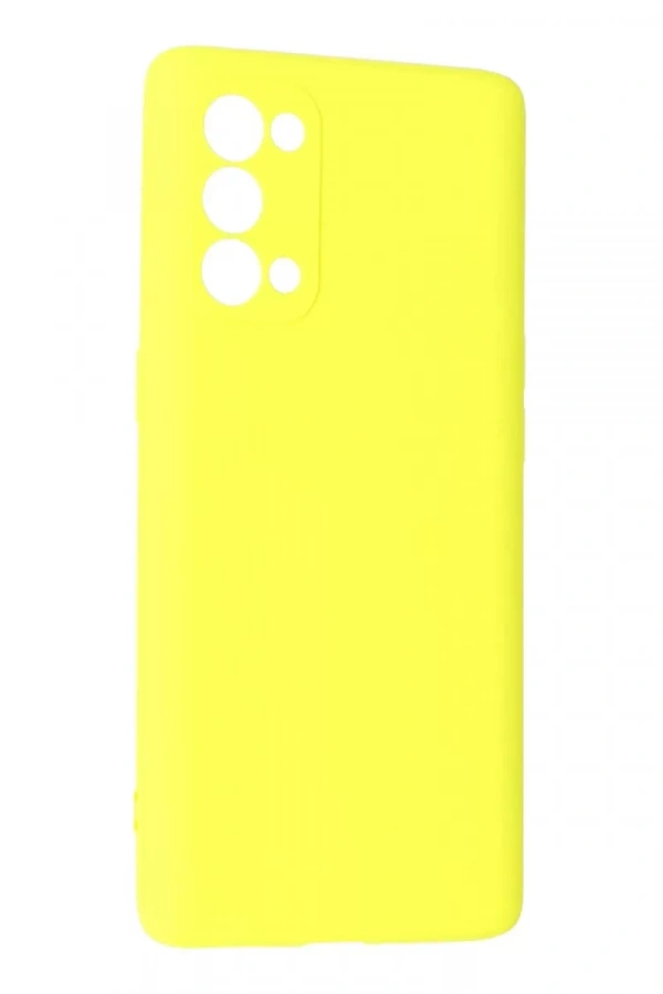 Reno 5 Pro Kılıf First Silikon - Sarı