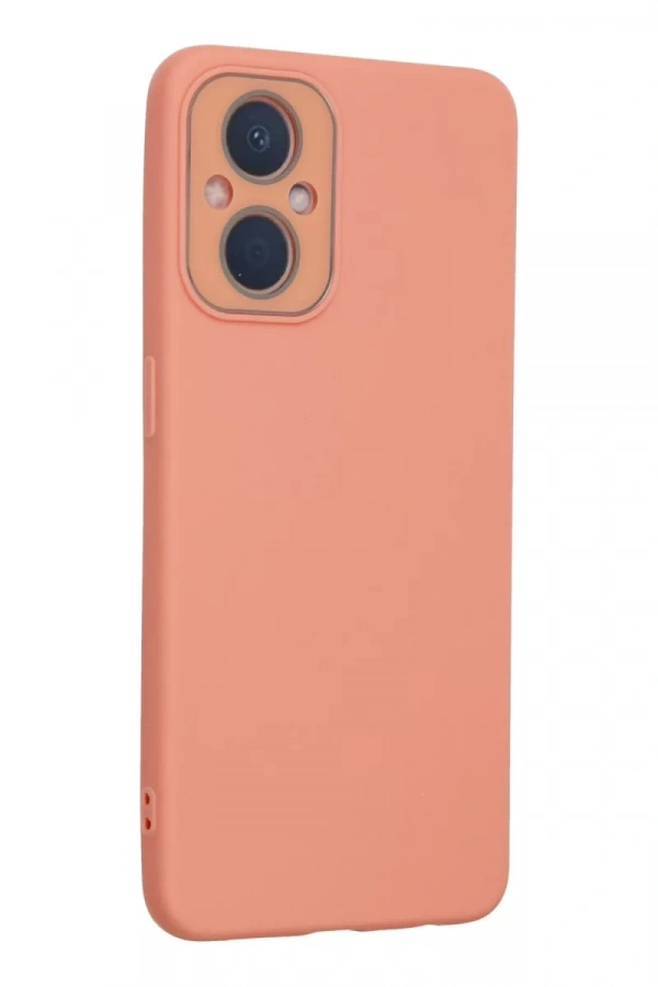 Reno 7 Lİte Kılıf Lansman Glass Kapak - Pembe