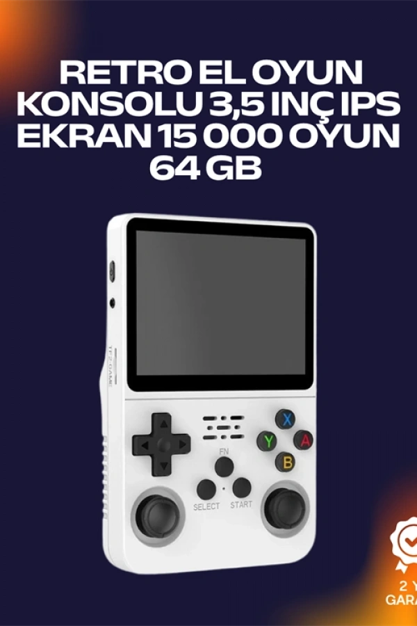 Retro Oyun Cihazı – Çift MicroSD Desteği, Çoklu Platform Uyumu, 3200 mAh Batarya