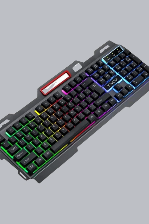 RGB Işıklı  Klavye Mouse Seti – Türkçe Q, Ayarlanabilir DPI, Ergonomik ve Dayanıklı Tasarım