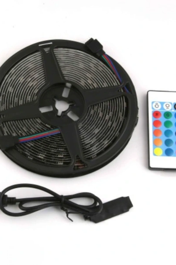 RGB Şerit 30 LED Kumandalı USB Bağlantılı