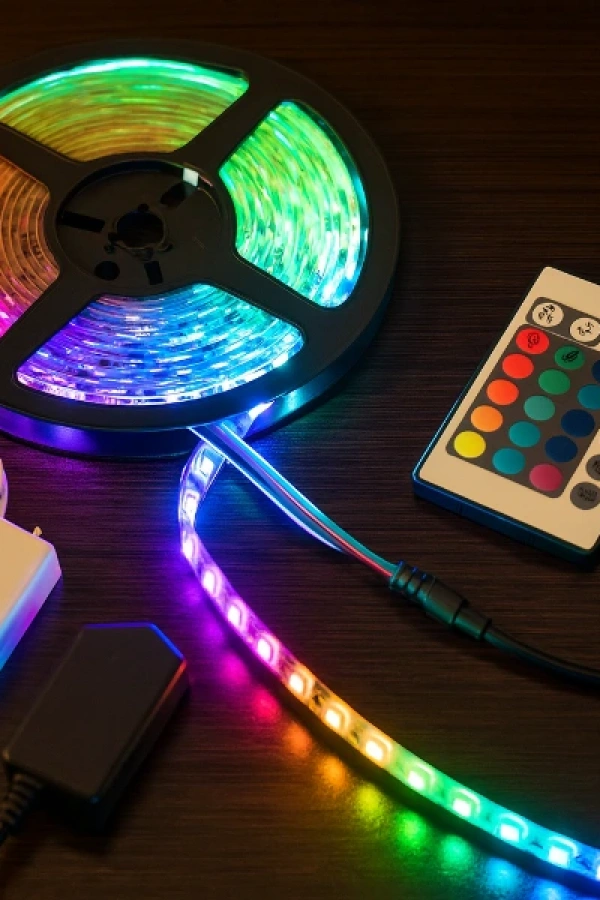 RGB Şerit 54 LED Kumandalı USB Bağlantılı