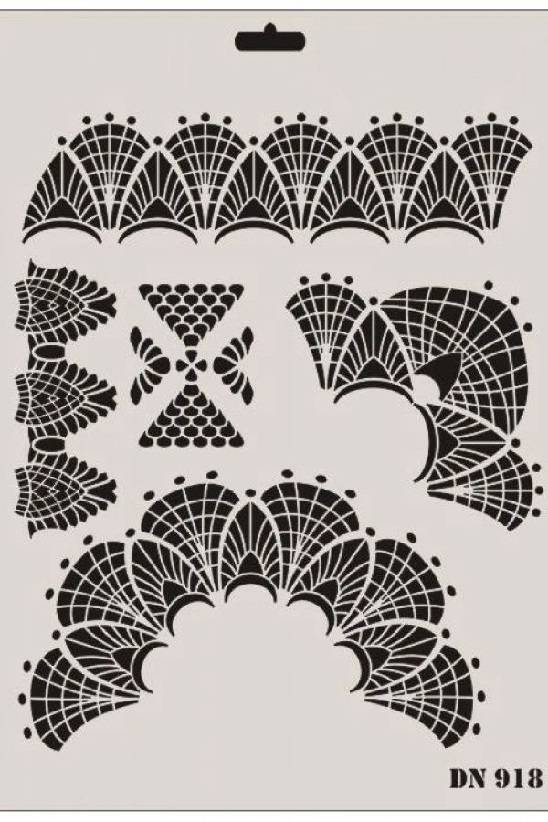 Rich Dantel Seri DN-918 Stencil 35x25 cm