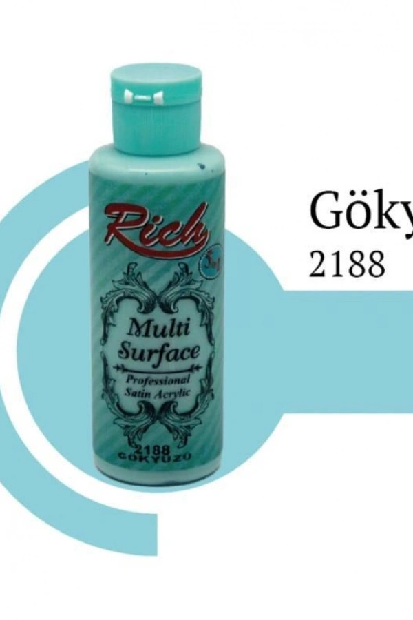 Rich Multi Surface 2188 Gökyüzü Akrilik Boya 120 cc