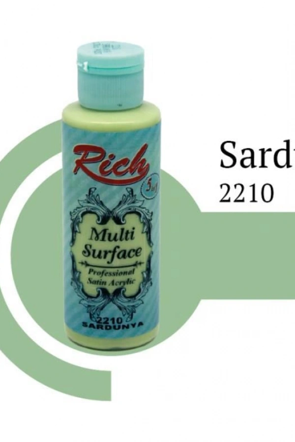 Rich Multi Surface 2210 Sardunya Akrilik Boya 130 cc