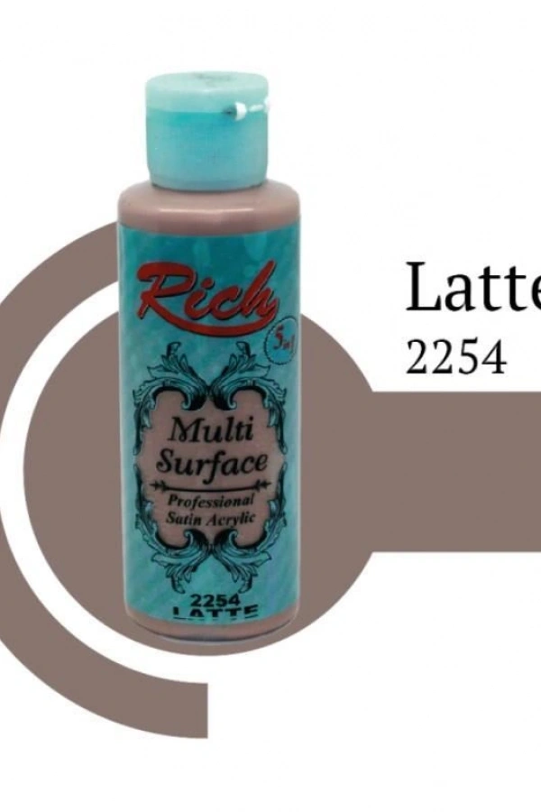Rich Multi Surface 2254 Latte Akrilik Boya 120 cc