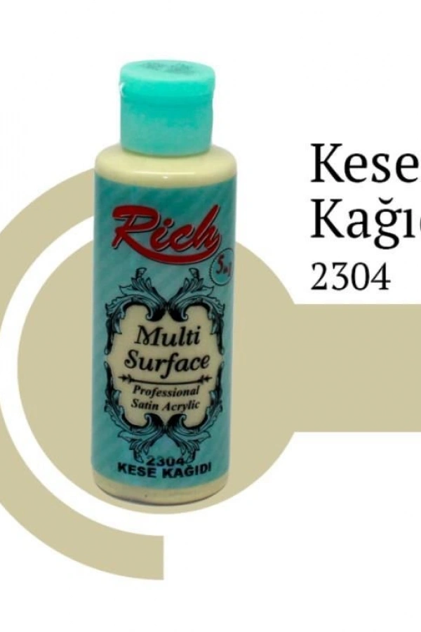 Rich Multi Surface 2304 Kese Kağıdı Akrilik Boya 120 cc