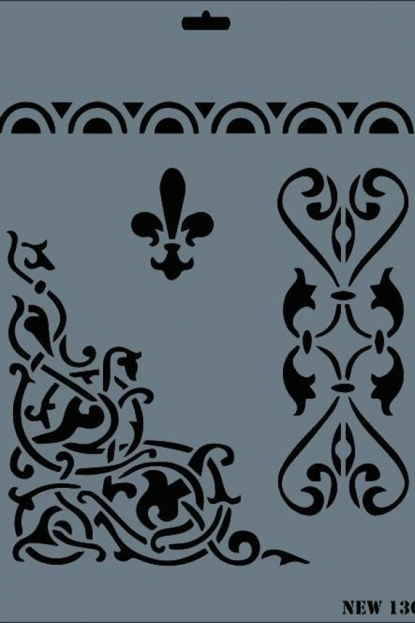 Rich New Seri N-130 Stencil 35x25 cm