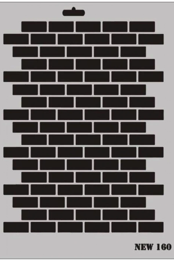 Rich New Seri N-160 Stencil 35x25 cm