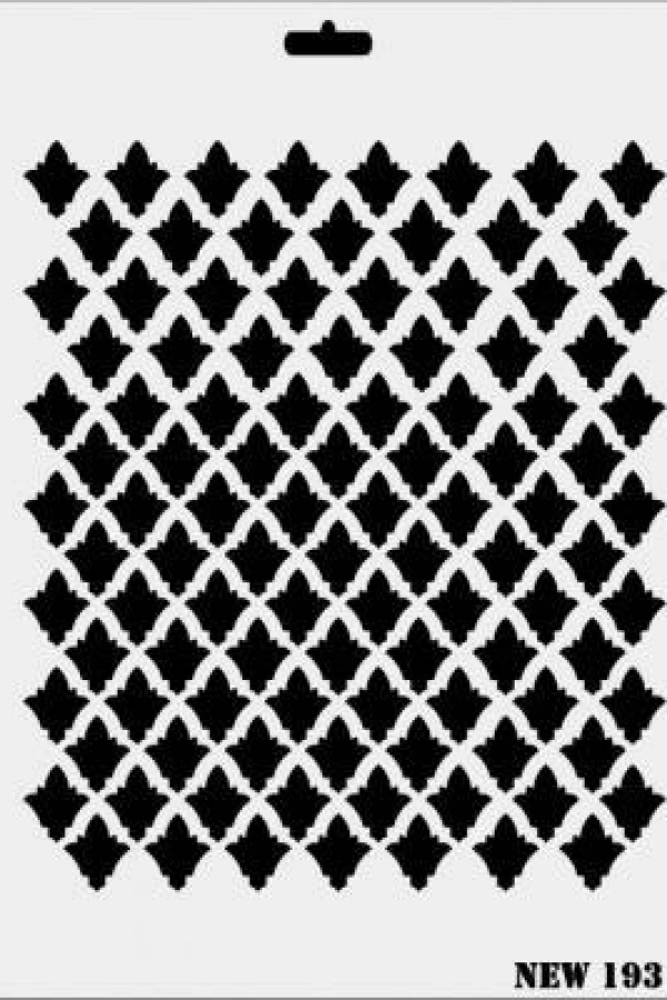 Rich New Seri N-193 Stencil 35x25 cm