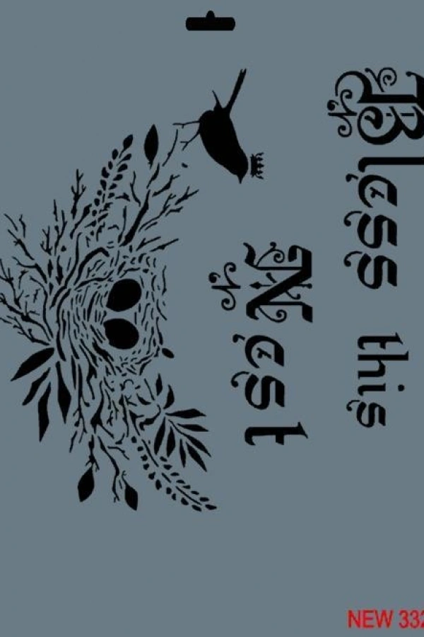 Rich New Seri N-332 Stencil 35x25 cm