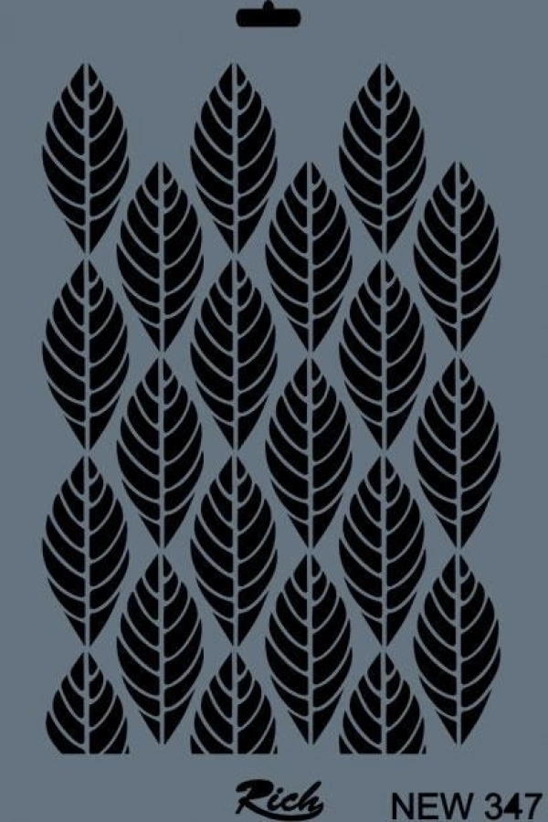 Rich New Seri N-347 Stencil 35x25 cm