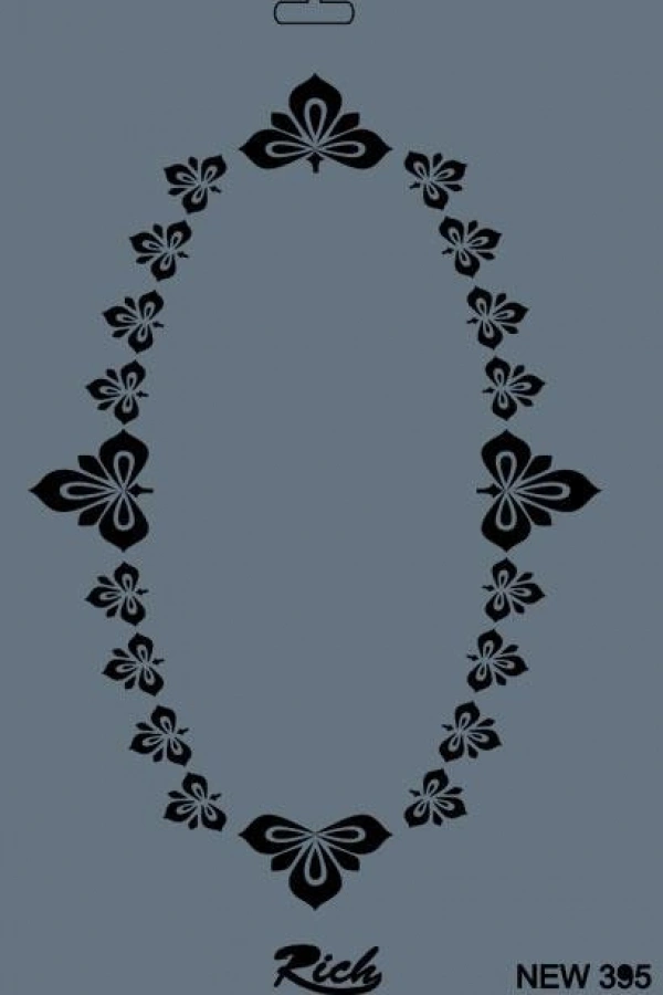 Rich New Seri N-395 Stencil 35x25 cm