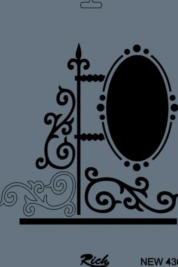 Rich New Seri N-436 Stencil 35x25 cm