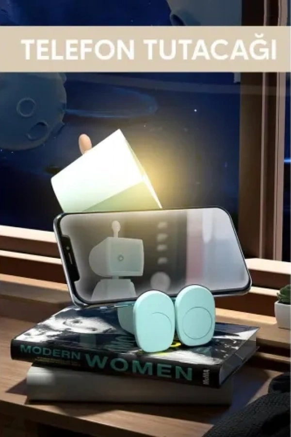 Robot Şeklinde Masa Lambası