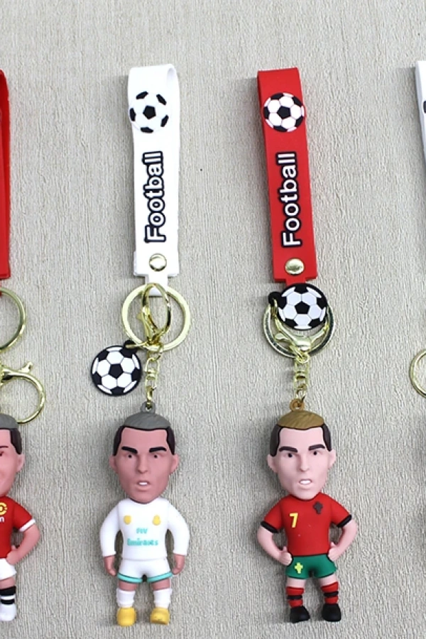 Ronaldo Silikon Anahtarlık