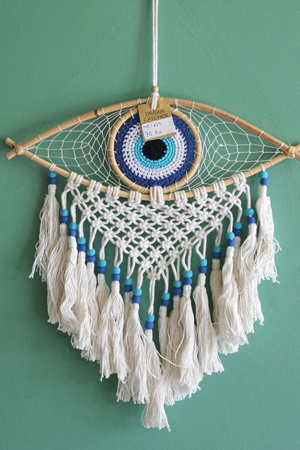 Rüya Kapanı Dream Catcher Göz Tasarımı Model 2