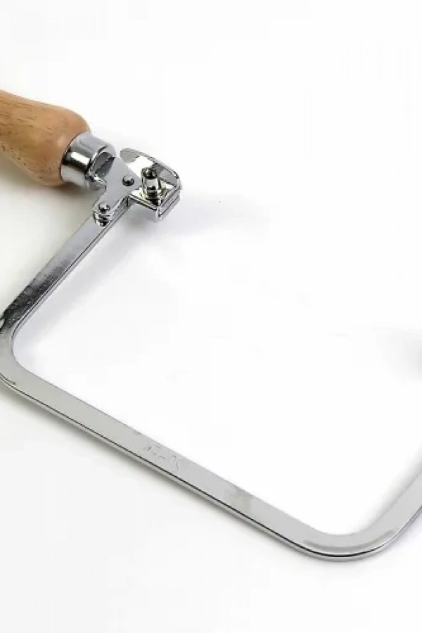 Sabit Kıl Testere Kolu - Ahşap Sap 13,5cm