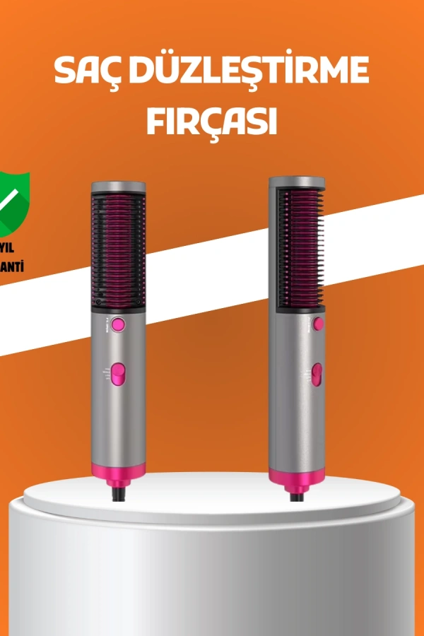 Saç Düzleştirme ve Hacimlendirme Fonksiyonlu Fırça