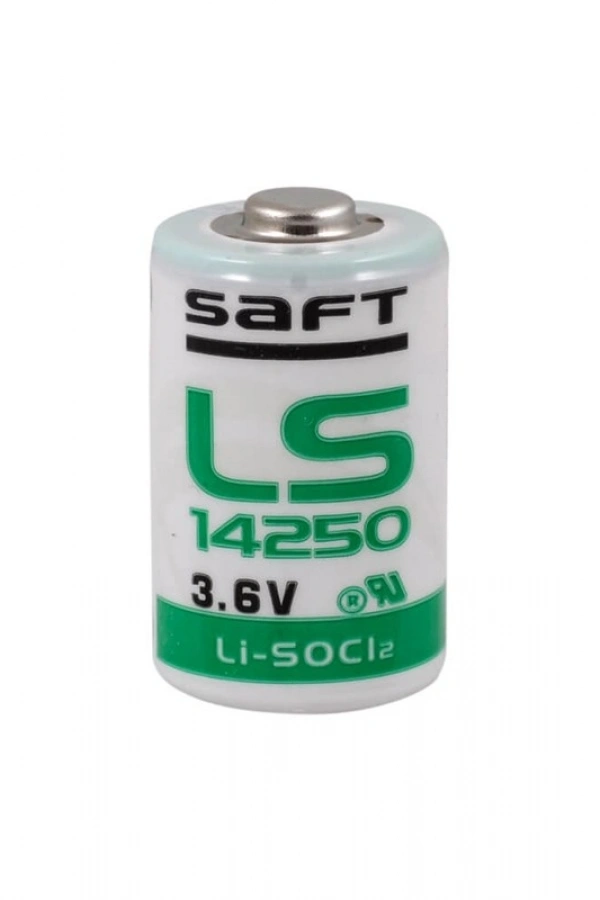 Saft LS 14250 3.6V 1/2 AA Size  Lithium Pil  (Li-SOCI2)