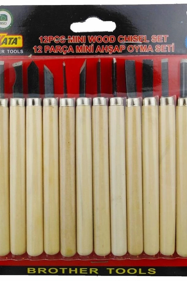 Sakata WD 1008 Ahşap Oyma Seti 12 Parça