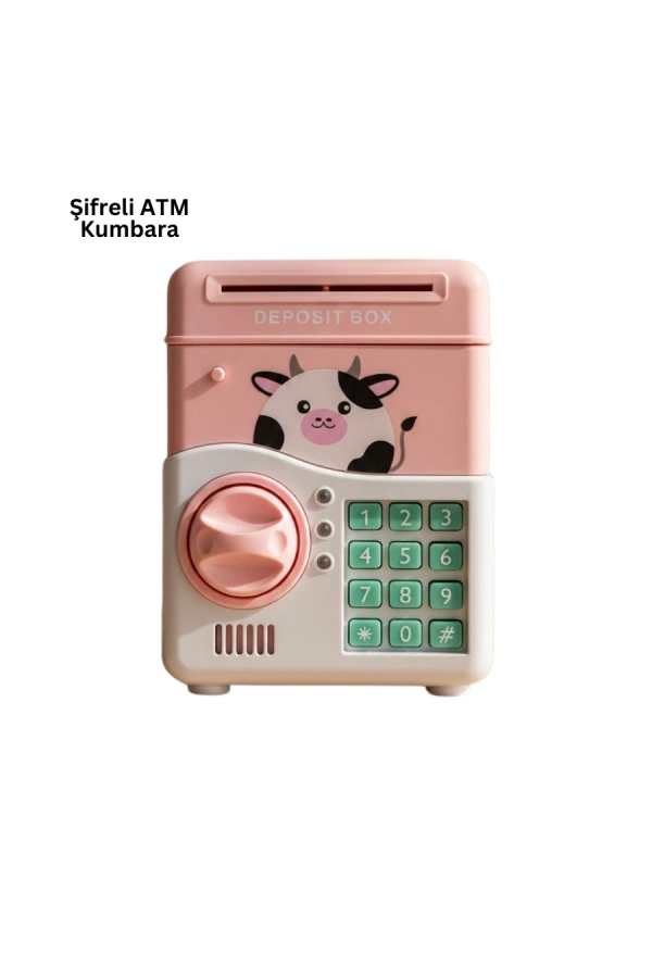 SAM51 MÜZİKLİ IŞIKLI KUMBARA PEMBE