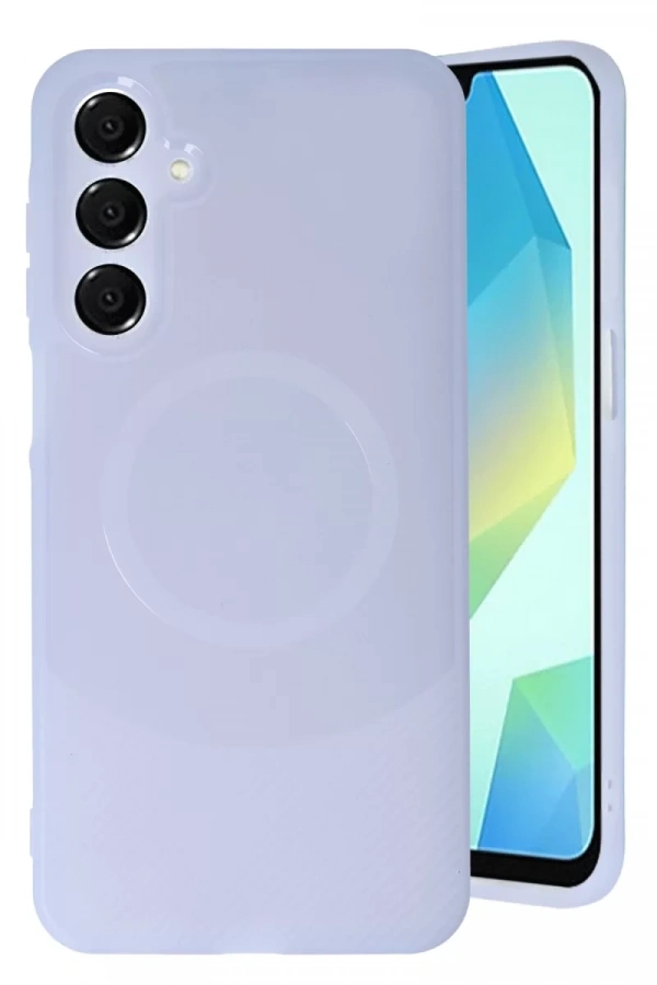 Samsung A16 5G Kılıf Maya Karbon Kapak - Lila