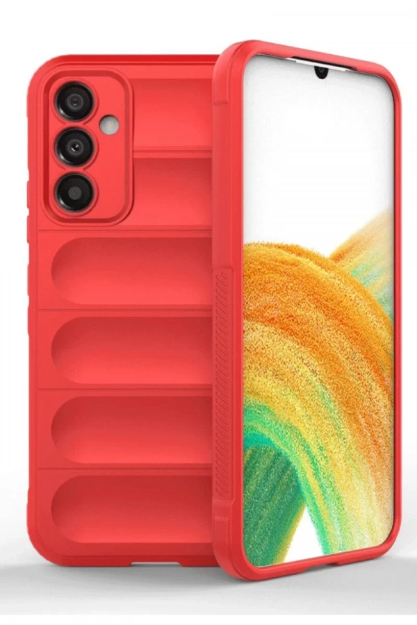 Samsung A36 Kılıf Optimum Silikon - Kırmızı