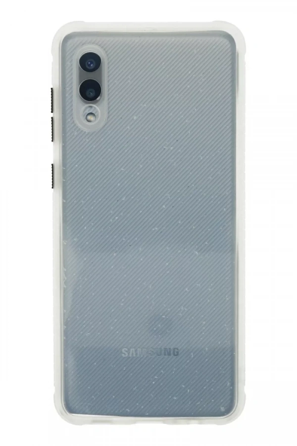 Samsung Galaxy A02 Kılıf Miami Şeffaf Silikon - Şeffaf