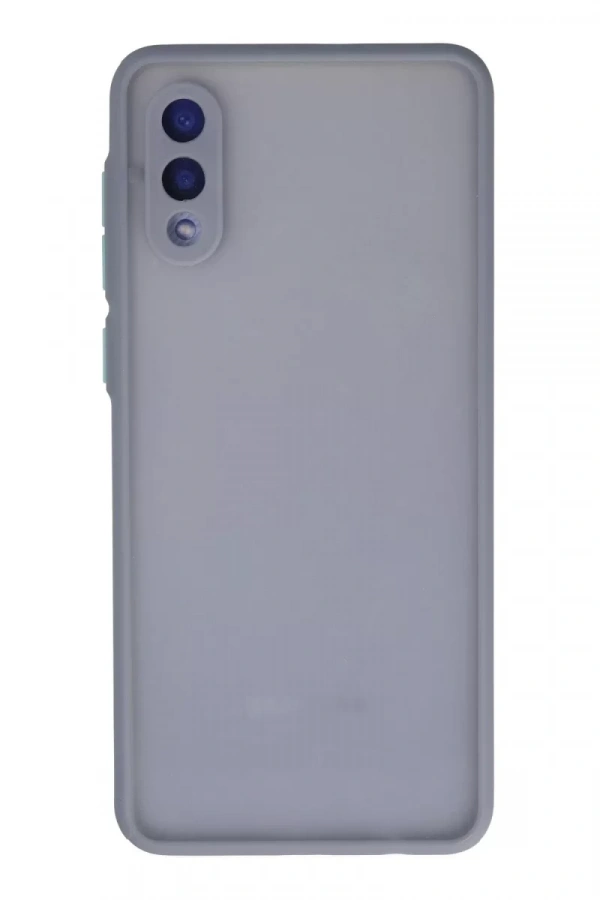 Samsung Galaxy A02 Kılıf Montreal Silikon Kapak - Gri