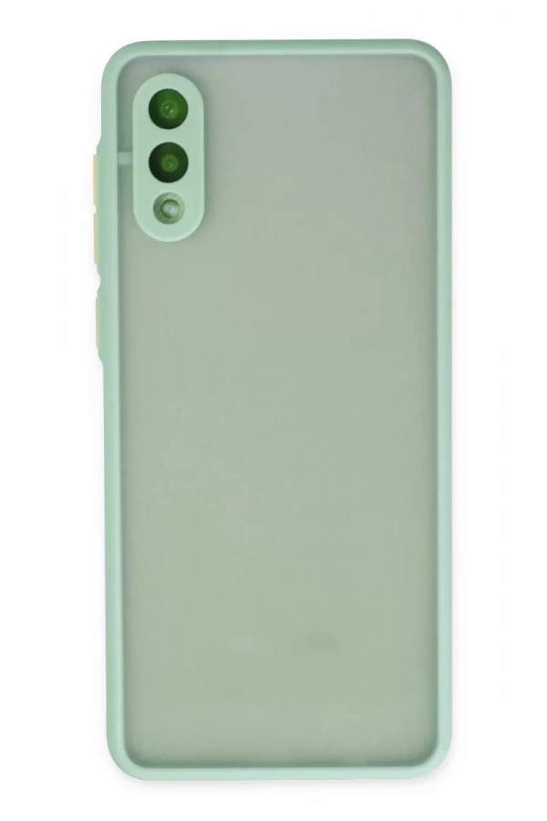 Samsung Galaxy A02 Kılıf Montreal Silikon Kapak - Turkuaz