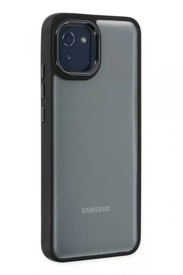 Samsung Galaxy A03 Kılıf Dora Kapak - Siyah