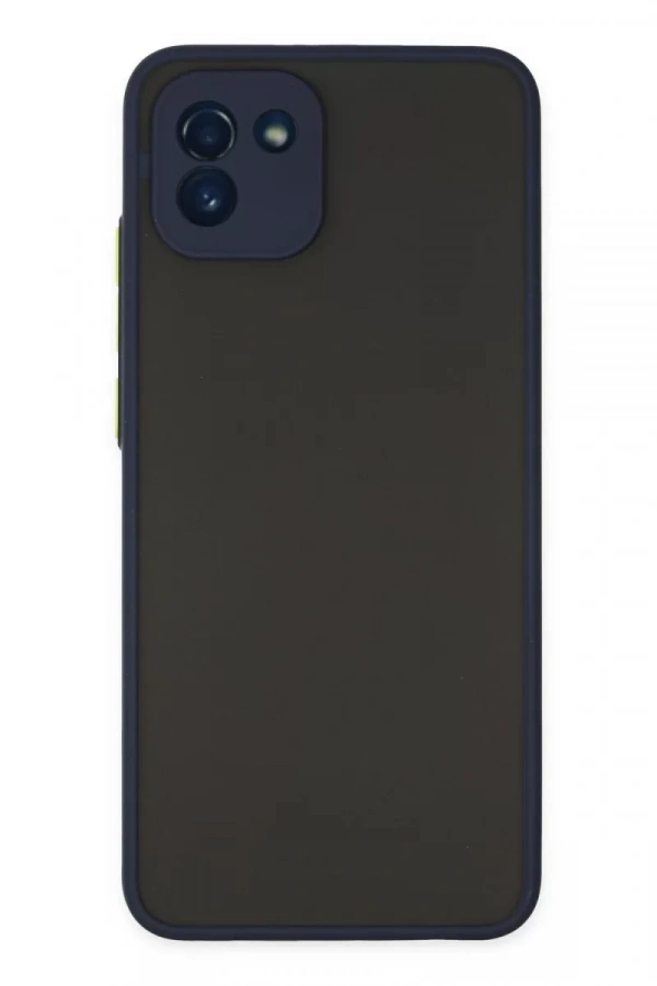 Samsung Galaxy A03 Kılıf Montreal Silikon Kapak - Lacivert