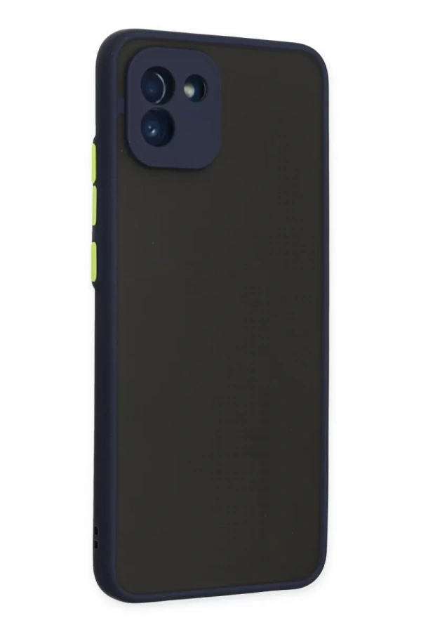 Samsung Galaxy A03 Kılıf Montreal Silikon Kapak - Lacivert