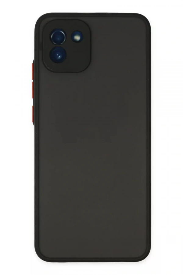 Samsung Galaxy A03 Kılıf Montreal Silikon Kapak - Siyah