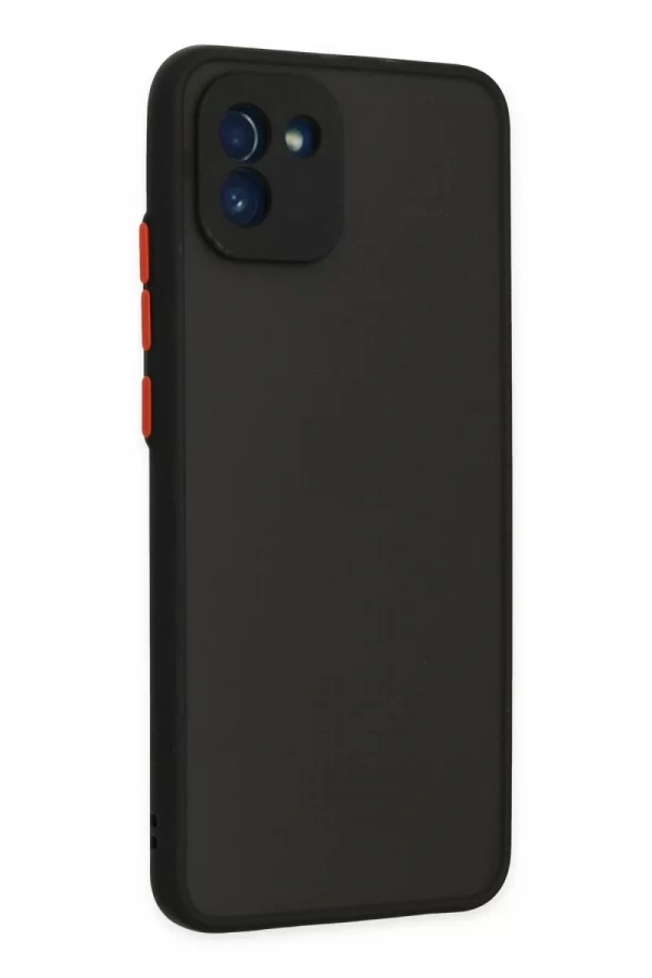 Samsung Galaxy A03 Kılıf Montreal Silikon Kapak - Siyah