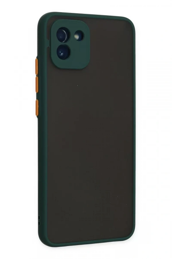 Samsung Galaxy A03 Kılıf Montreal Silikon Kapak - Yeşil