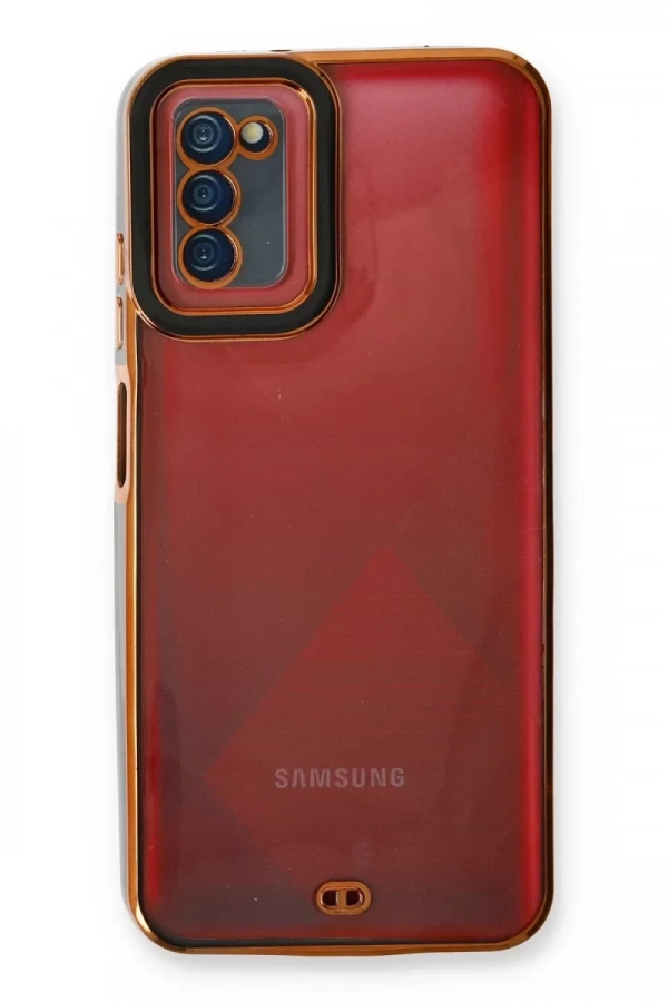Samsung Galaxy A03S Kılıf Liva Lens Silikon - Siyah