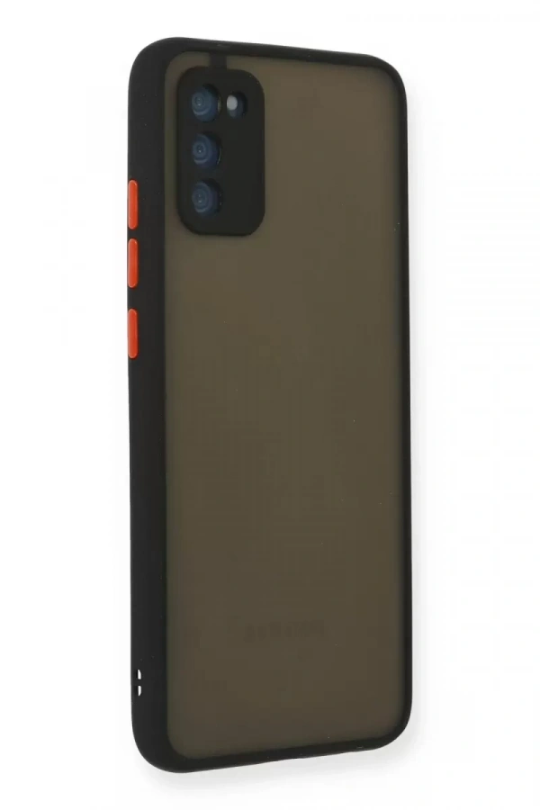 Samsung Galaxy A03S Kılıf Montreal Silikon Kapak - Siyah