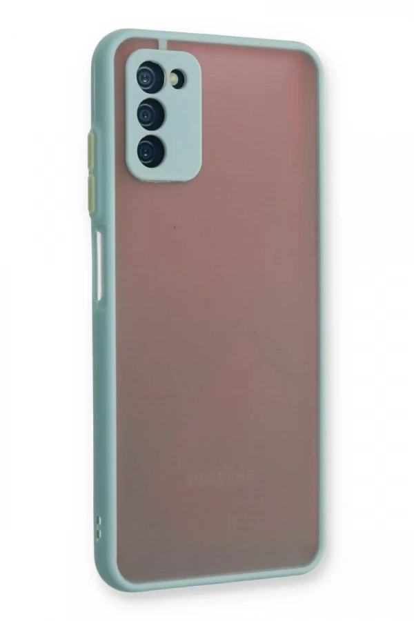 Samsung Galaxy A03S Kılıf Montreal Silikon Kapak - Turkuaz